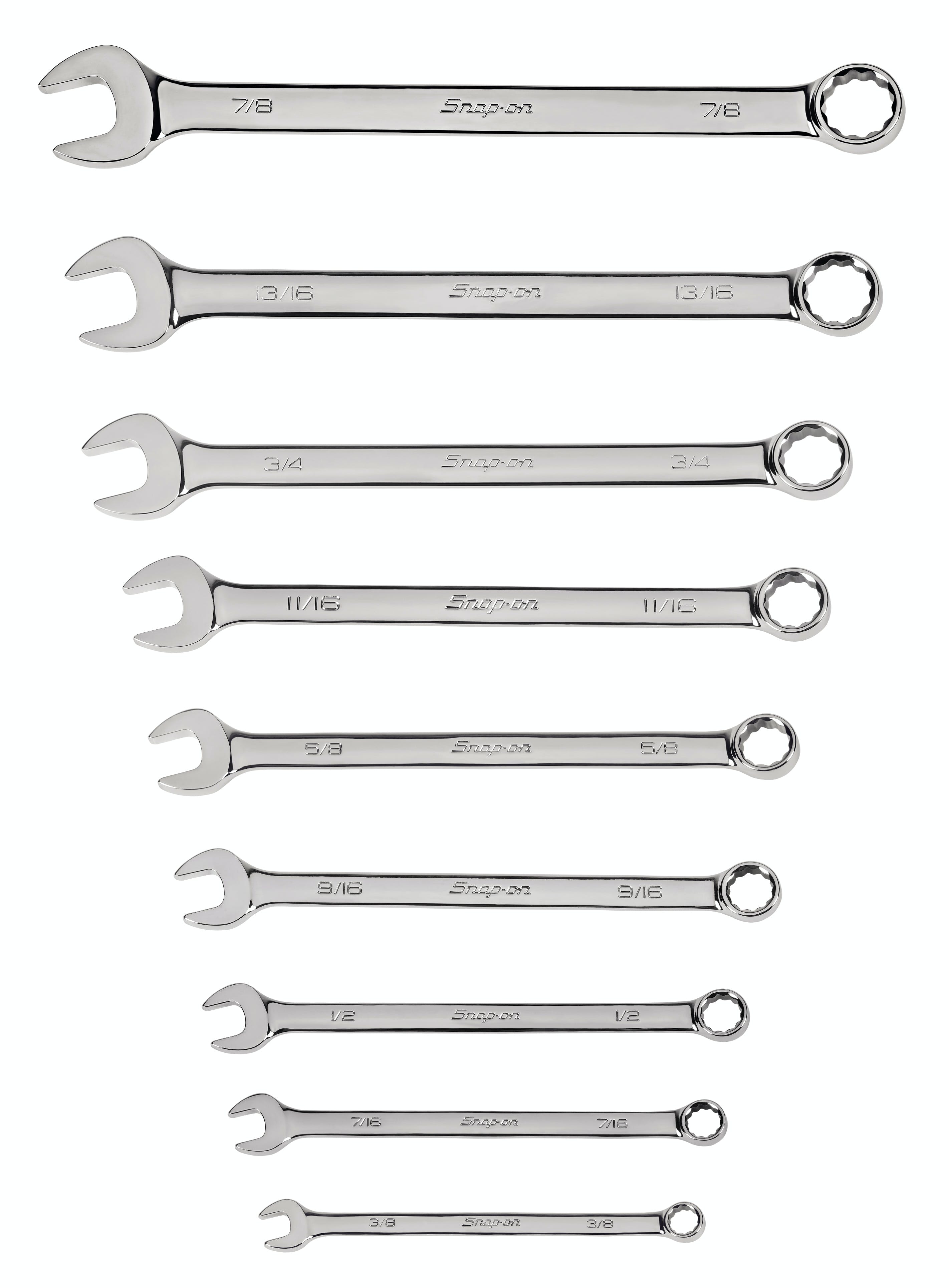 9 pc 12-Point SAE Flank Drive® Combination Wrench Set (3/8–7/8') | OEX709B 9 pc 12-Point SAE Flank Drive® Combination Wrench Set (3/8–7/8') | OEX709B